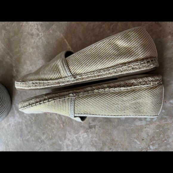 Sam Edelman CIRCUS Espadrille Extra Fries Tan Slip On Loafer Size 8 - Picture 6 of 9